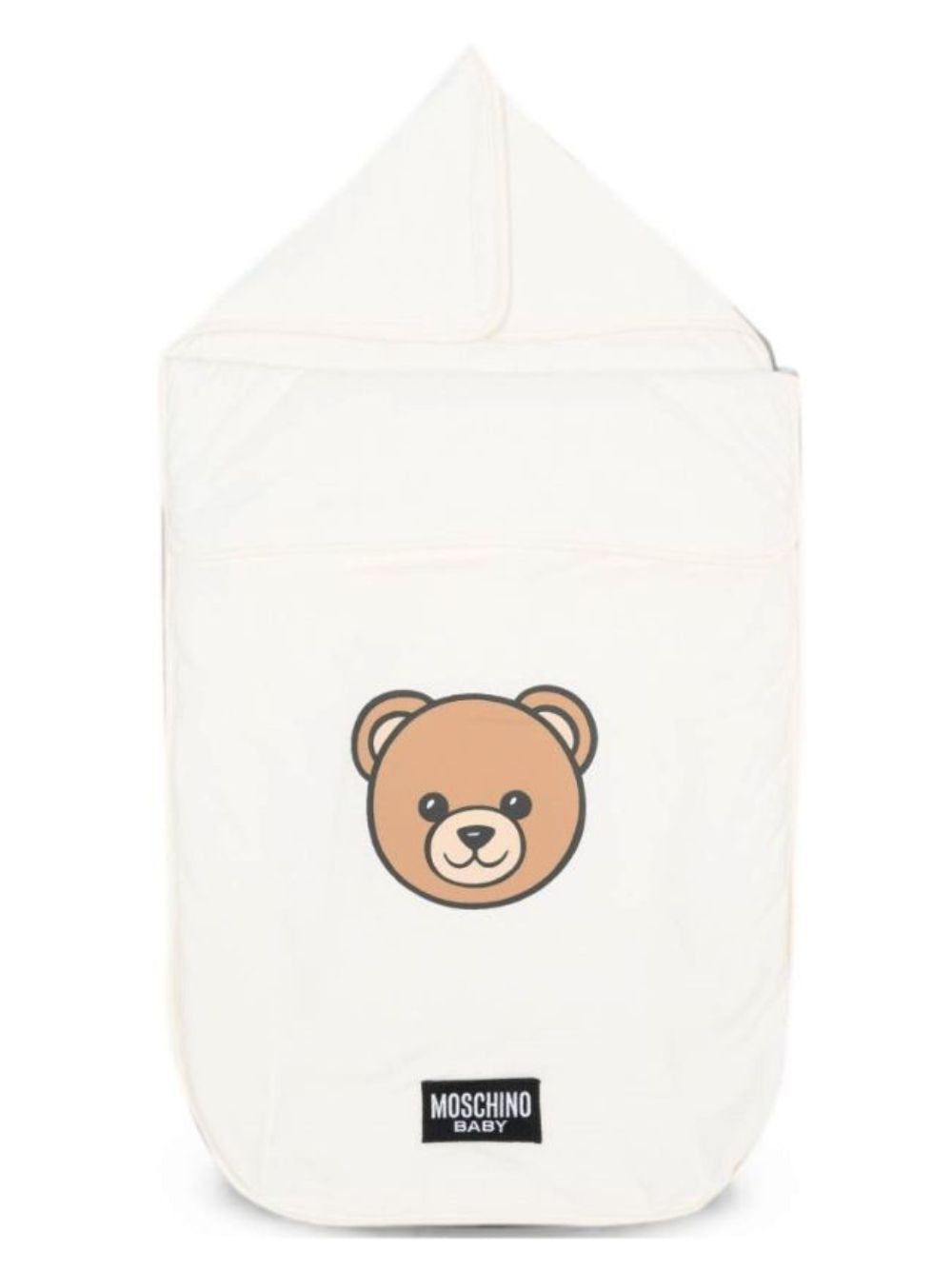 Sacco nanna per neonati Moschino Kids bianco con motivo Teddy Bear MUE00WLCA40 10063 MOSCHINO KIDS 