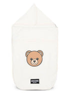 Sacco nanna per neonati Moschino Kids bianco con motivo Teddy Bear MUE00WLCA40 10063 MOSCHINO KIDS 