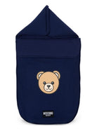 Sacco nanna per neonati Moschino Kids blu con motivo Teddy Bear MUE00WLCA40 40016 MOSCHINO KIDS 
