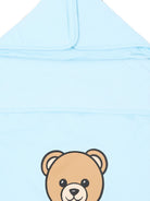 Sacco nanna per neonato Moschino Kids azzurro con motivo Teddy Bear MUE00WLCA40 40304 MOSCHINO KIDS 