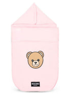 Sacco nanna per neonata Moschino Kids rosa con motivo Teddy Bear MUE00WLCA40 50209 MOSCHINO KIDS 