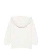 Felpa per neonati Moschino Kids bianca con stampa grafica MUF06DLCA40 10063 MOSCHINO KIDS 