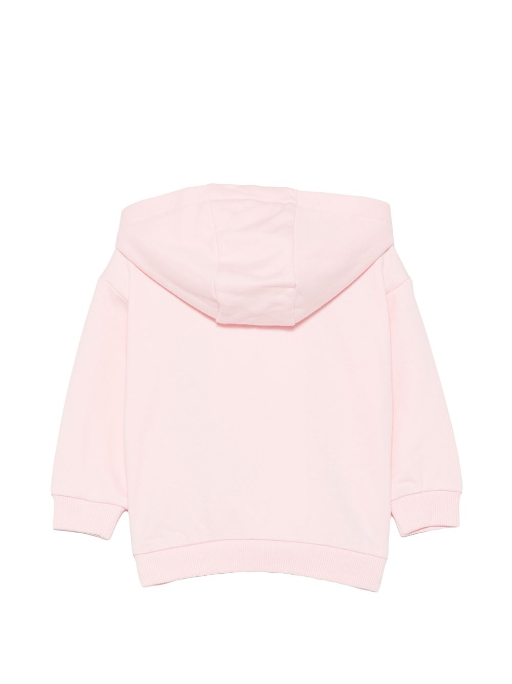 Felpa per neonata Moschino Kids rosa con stampa grafica MUF06DLCA40 50209 MOSCHINO KIDS 