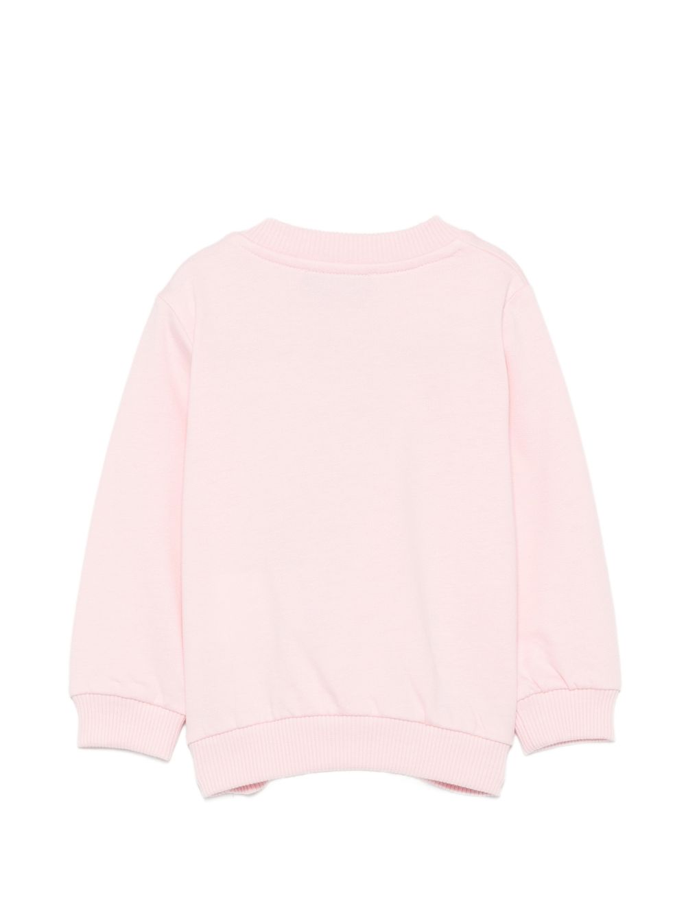Felpa per neonata Moschino Kids rosa con motivo Teddy Bear MUF06ILCA40 50209 MOSCHINO KIDS 
