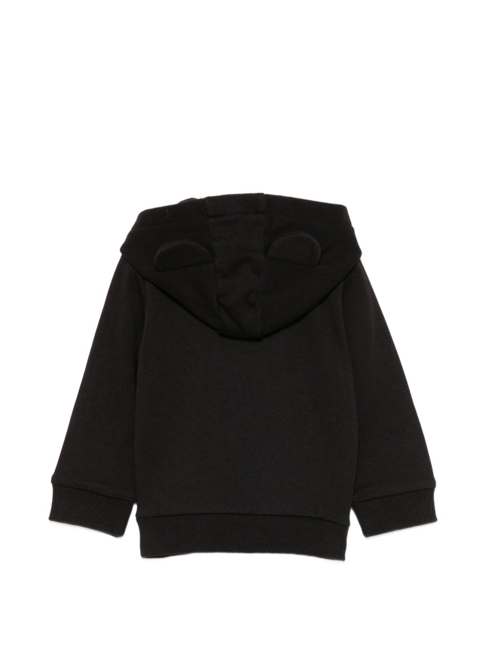 Felpa per neonati Moschino Kids nera con motivo Teddy Bear MUF06MLCA92 60100 MOSCHINO KIDS 