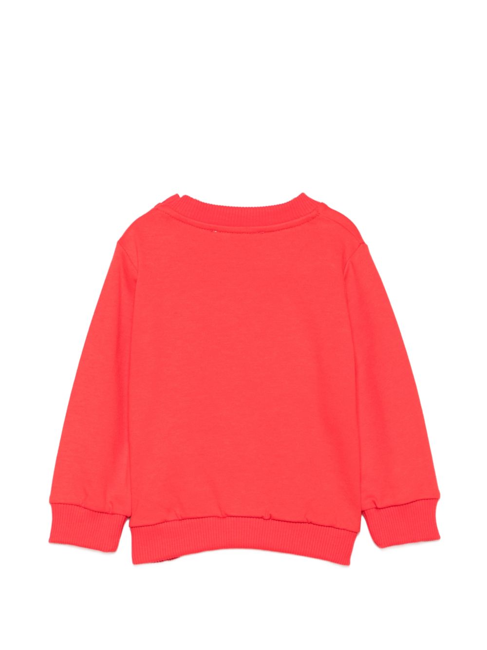 Felpa per neonati Moschino Kids rossa con ricamo Teddy Bear MUF06OLCA40 50109 MOSCHINO KIDS 