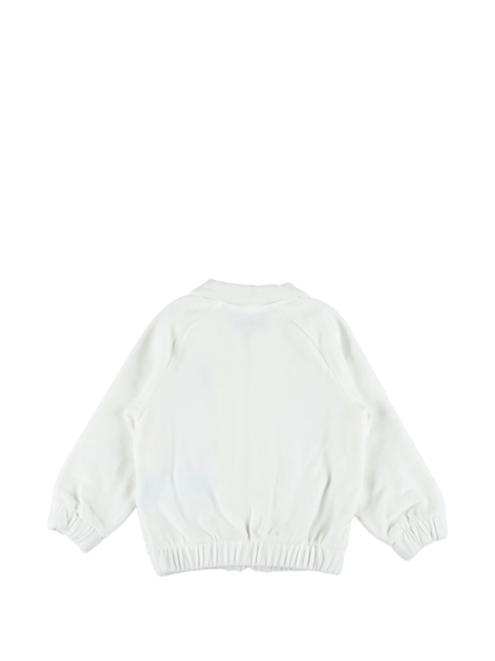 Completo per neonata Moschino Kids bianco con dettaglio Teddy Bear MUK05OLGA07 10063 MOSCHINO KIDS 