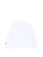 Set due pezzi per neonato Moschino Kids beige con trama a coste MUK05QLVC02 20351 MOSCHINO KIDS 