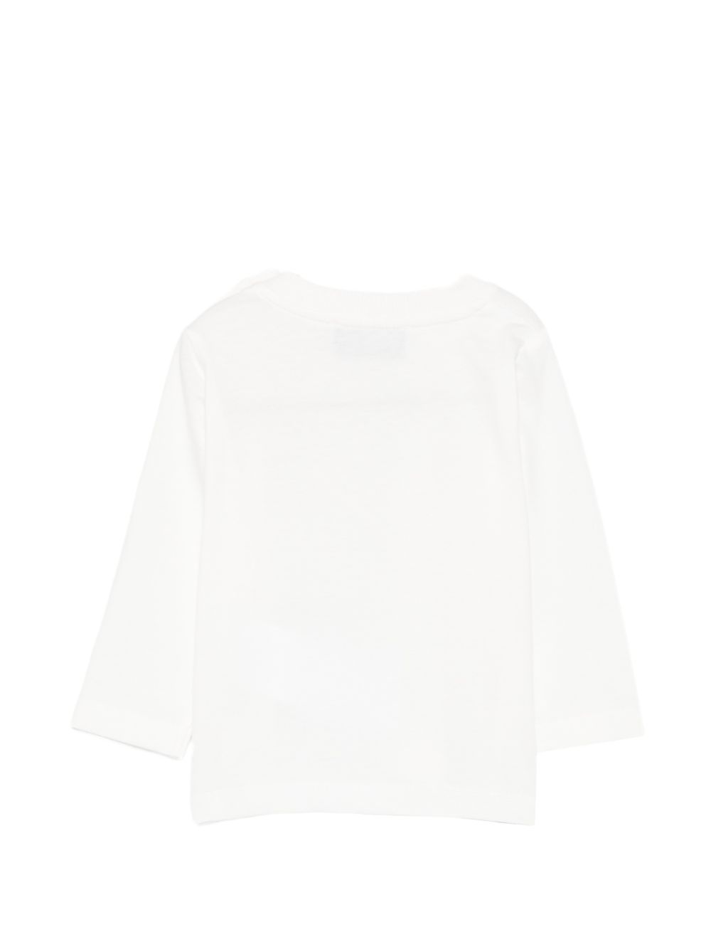 T-shirt per neonati Moschino Kids bianca con ricamo Teddy Bear MUO01DLAA10 10063 MOSCHINO KIDS 