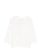 T-shirt per neonati Moschino Kids bianca con ricamo Teddy Bear MUO01DLAA10 10063 MOSCHINO KIDS 