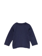 T-shirt per neonati Moschino Kids blu con ricamo Teddy Bear MUO01DLAA10 40016 MOSCHINO KIDS 
