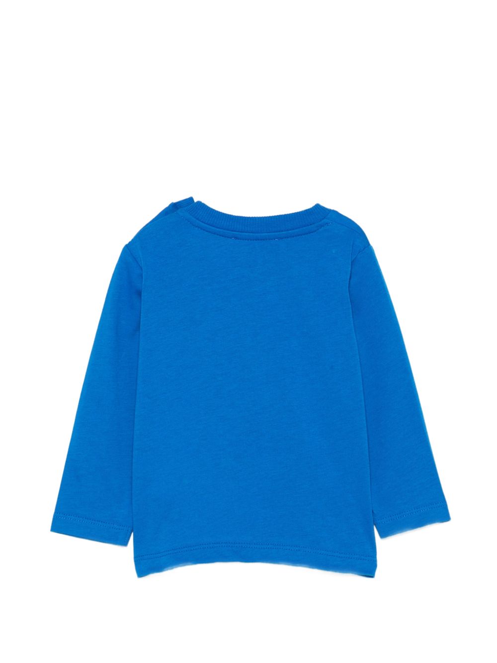 T-shirt per neonati Moschino Kids blu con ricamo Teddy Bear MUO01DLAA10 40157 MOSCHINO KIDS 