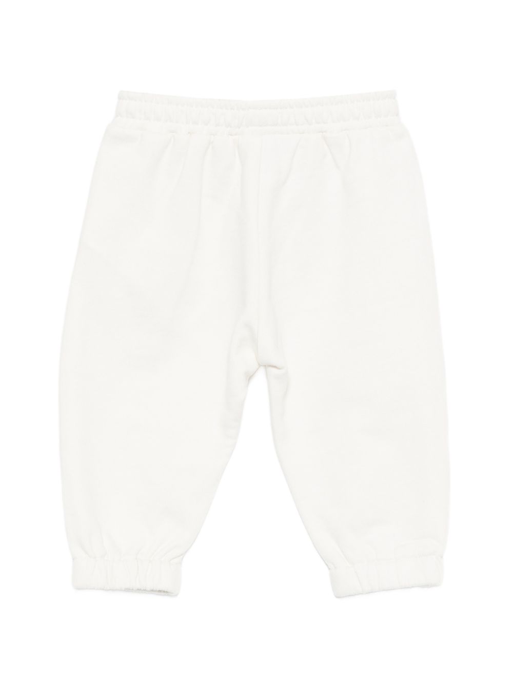 Pantatuta per neonato Moschino Kids bianco con stampa orsetto sul davanti MUP05YLCA40 10063 MOSCHINO KIDS 