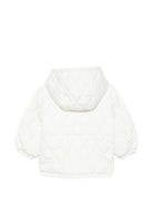 Giubbino per bambino Moschino Kids bianco con finitura trapuntata MUS036L3AC6 10063 MOSCHINO KIDS 