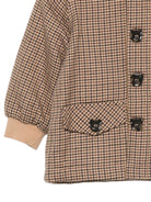 Giacca per neonato Moschino Kids marrone con cappuccio MUS037LZE11 86805 MOSCHINO KIDS 