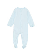 Tutina per neonato Moschino Kids azzurra con motivo Teddy Bear MUT04XLAA10 40304 MOSCHINO KIDS 