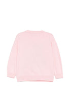 Maglione per neonata Moschino Kids rosa con orsetto di peluche sul davanti MUW00YLHE66 50209 MOSCHINO KIDS 
