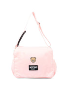Borsa fasciatoio per neonata Moschino Kids rosa con motivo Teddy Bear MUX05YL3AC5 50209 MOSCHINO KIDS 