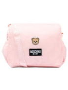Borsa fasciatoio per neonata Moschino Kids rosa con motivo Teddy Bear MUX05YL3AC5 50209 MOSCHINO KIDS 