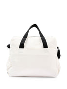 Borsa fasciatoio per neonati Moschino Kids bianca con toppa sul davanti MUX062LCA93 10063 MOSCHINO KIDS 