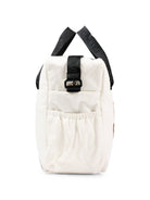 Borsa fasciatoio per neonati Moschino Kids bianca con toppa sul davanti MUX062LCA93 10063 MOSCHINO KIDS 