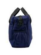 Borsa fasciatoio per neonati Moschino Kids blu con stampa Teddy Bear MUX062LCA93 40016 MOSCHINO KIDS 