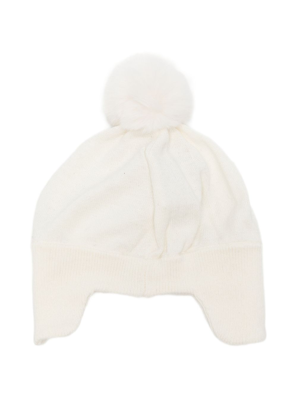 Cappello per neonati Moschino Kids bianco con ricamo Teddy Bear MUX064LHE66 10063 MOSCHINO KIDS 