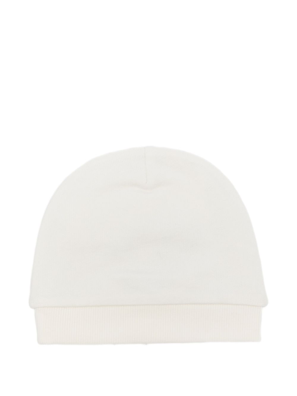 Cappellino per neonati Moschino Kids bianco con ricamo Teddy Bear MUX065LCA93 10063 MOSCHINO KIDS 