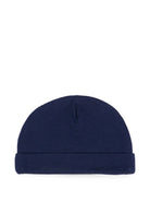 Cappellino per neonati Moschino Kids blu con motivo Teddy Bear MUX066LCA40 40016 MOSCHINO KIDS 