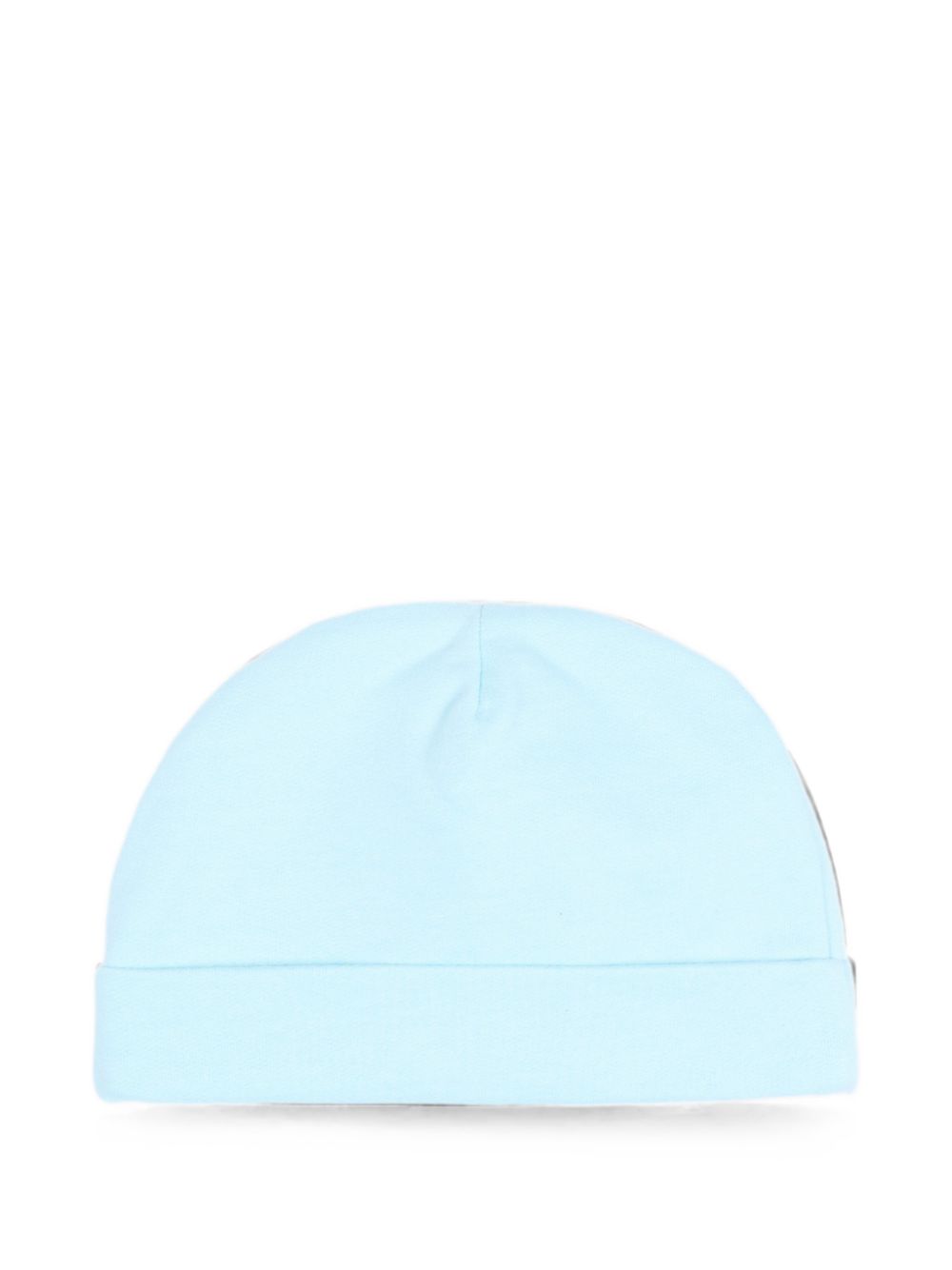 Cappellino per neonato Moschino Kids azzurro con motivo Teddy Bear MUX066LCA40 40304 MOSCHINO KIDS 