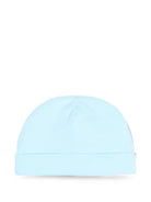 Cappellino per neonato Moschino Kids azzurro con motivo Teddy Bear MUX066LCA40 40304 MOSCHINO KIDS 