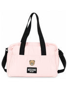Borsa fasciatoio per neonati Moschino Kids rosa con design imbottito MUX068L3A89 50209 MOSCHINO KIDS 