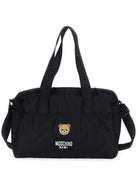 Borsa fasciatoio per neonati Moschino Kids nera con design imbottito MUX068L3A89 60100 MOSCHINO KIDS 