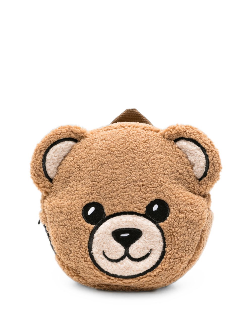 Zaino per bambini Moschino Kids marrone con motivo orsetto MUX06BLIA00 20351 MOSCHINO KIDS 