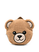 Zaino per bambini Moschino Kids marrone con motivo orsetto MUX06BLIA00 20351 MOSCHINO KIDS 