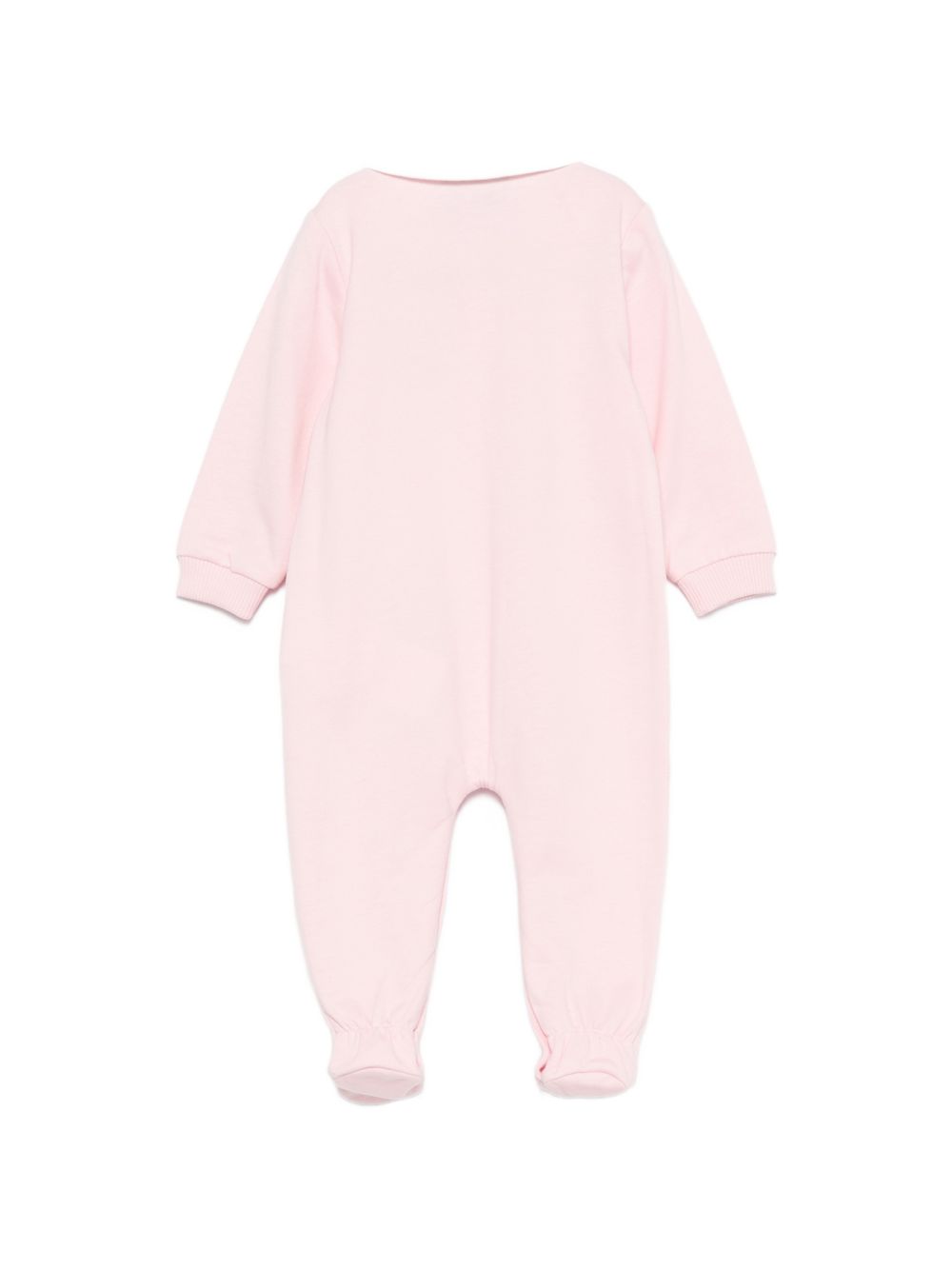 Tutina per neonata Moschino Kids rosa con motivo orsetto ricamato sul davanti MUY09DLCA40 50209 MOSCHINO KIDS 