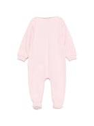 Tutina per neonata Moschino Kids rosa con motivo orsetto ricamato sul davanti MUY09DLCA40 50209 MOSCHINO KIDS 