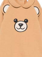 Tutina per neonati Moschino Kids beige con motivo Teddy Bear MUY09GLCA93 20351 MOSCHINO KIDS 