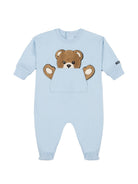 Tutina per neonato Moschino Kids con stampa teddy MUY09HLCA93 40304 MOSCHINO KIDS 