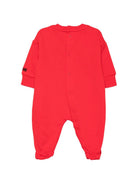 Tutina per neonati Moschino Kids rossa con toppa a forma di orsetto MUY09HLCA93 50109 MOSCHINO KIDS 