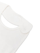 Set cappellino e bavetta per neonati Moschino Kids bianco con stampa Teddy Bear MUY09LLCA40 10063 MOSCHINO KIDS 