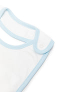 Set cappellino e bavetta per neonato Moschino Kids azzurro con stampa Teddy Bear MUY09LLCA40 40304 MOSCHINO KIDS 