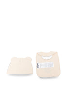 Set berretto e bavaglino per neonati Moschino Kids beige con motivo Teddy Bear MUY09NLCA40 20404 MOSCHINO KIDS 