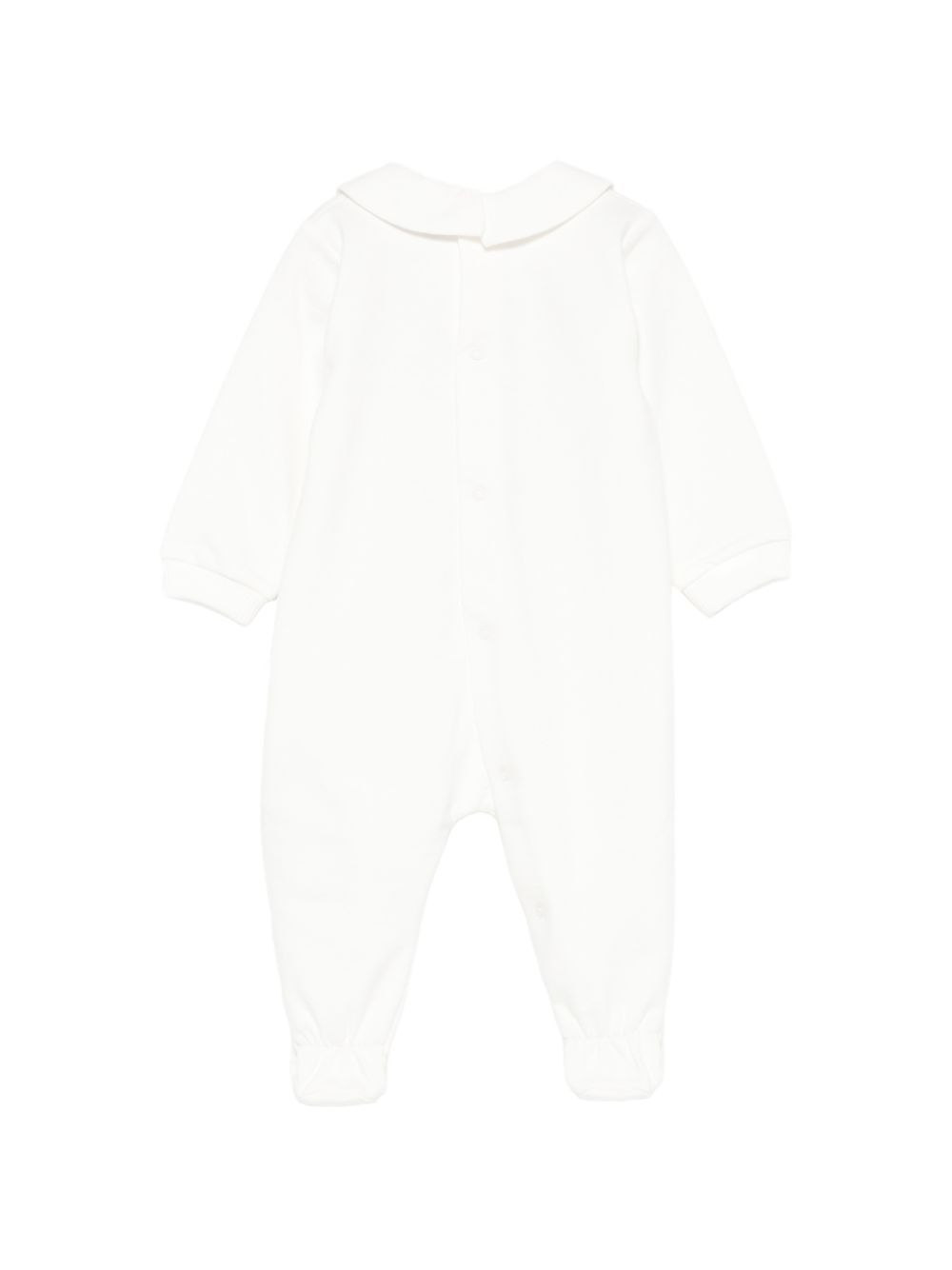Tutina per neonati Moschino Kids bianca con motivo Teddy Bear MUY09OLCA40 10063 MOSCHINO KIDS 