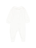 Tutina per neonati Moschino Kids bianca con motivo Teddy Bear MUY09OLCA40 10063 MOSCHINO KIDS 