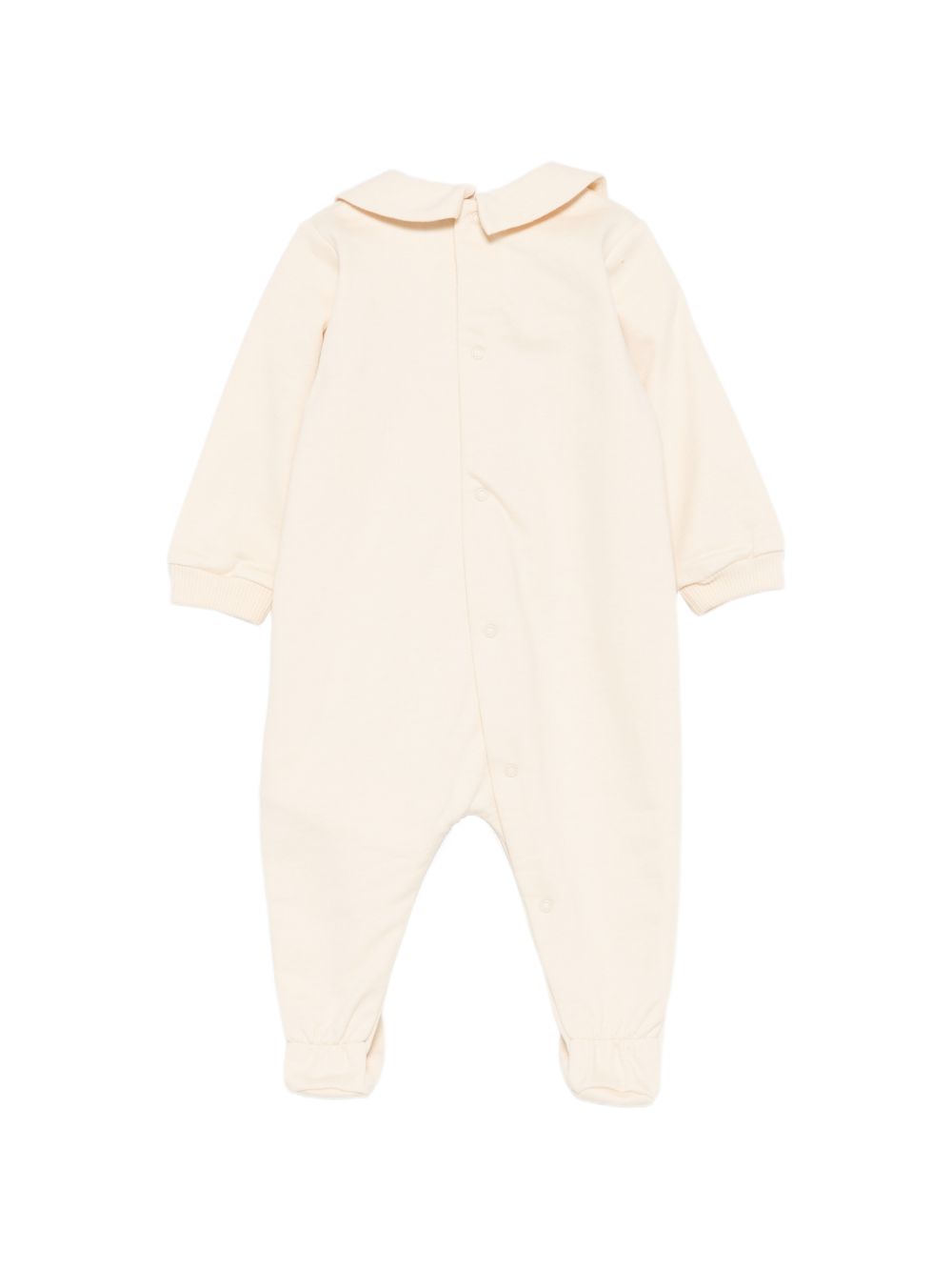 Tutina per neonati Moschino Kids beige con motivo Teddy Bear MUY09OLCA40 20404 MOSCHINO KIDS 