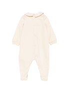 Tutina per neonati Moschino Kids beige con motivo Teddy Bear MUY09OLCA40 20404 MOSCHINO KIDS 