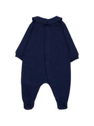 Tutina per neonato Moschino Kids blu con stampa Teddy Bear MUY09OLCA40 40016 MOSCHINO KIDS 