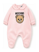 Tutina per neonata Moschino Kids rosa con stampa Teddy Bear MUY09OLCA40 50209 MOSCHINO KIDS 