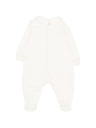 Set tutina, berretto e bavaglino per neonati Moschino Kids bianco con stampa Teddy Bear MUY09PLCA40 10063 MOSCHINO KIDS 
